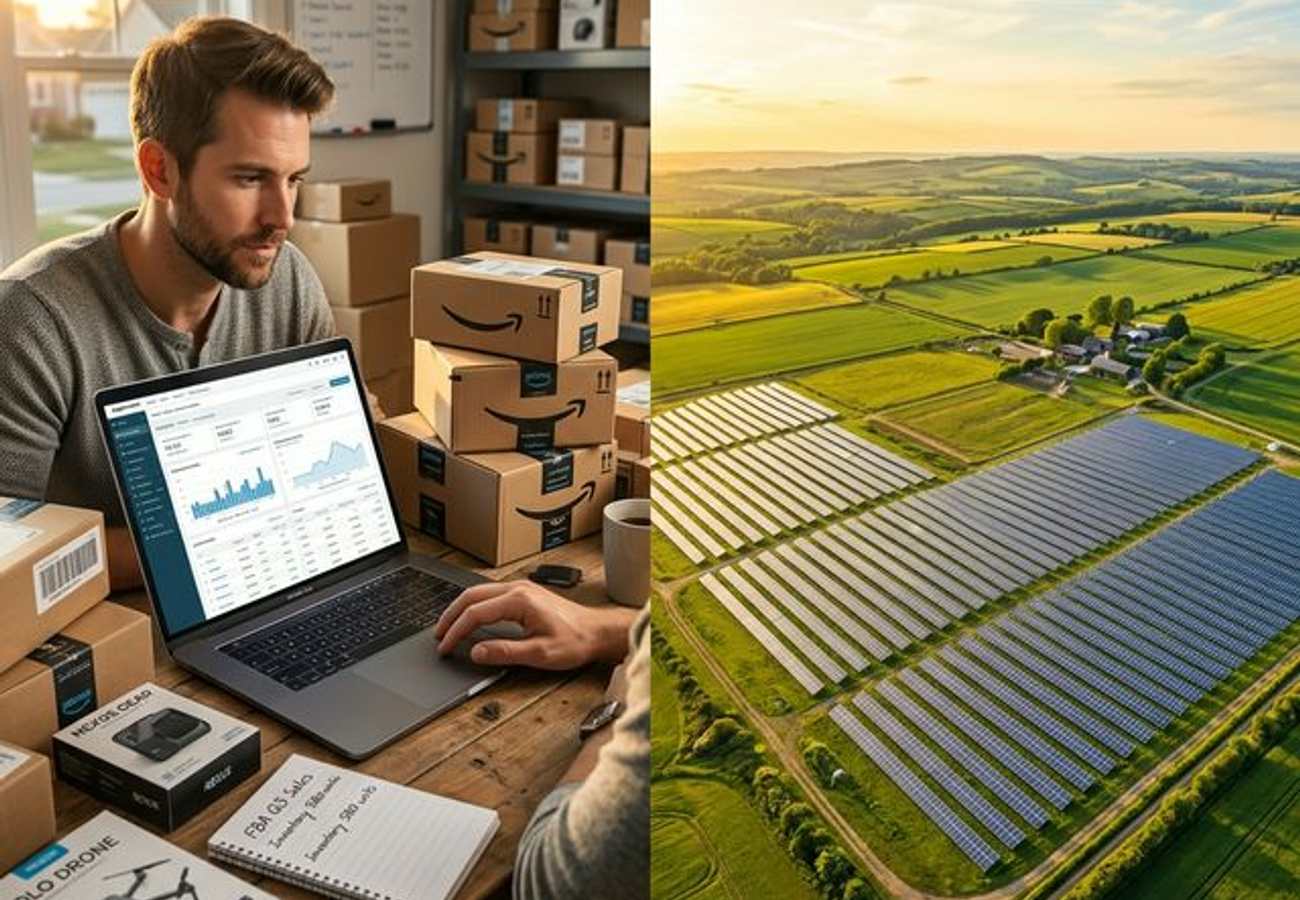 Modern Assets, Modern Energy: Buying Amazon FBA Businesses and Leasing Land for Solar Power
