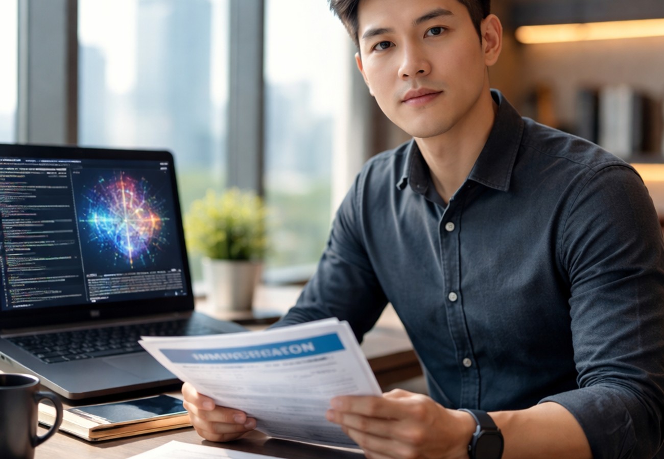 EB-1A green card application process and documentation for AI professionals
