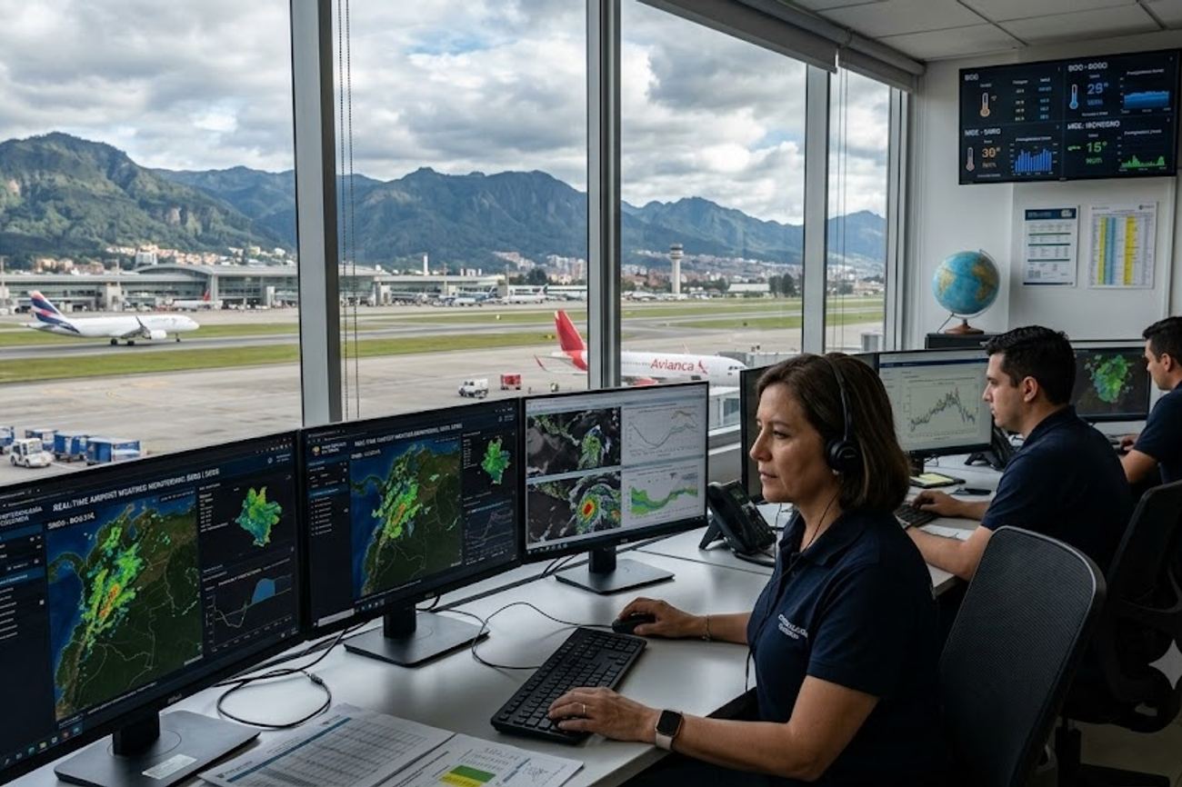 Colombia Airport Weather Monitoring Supports Travel Planning Across Bogotá and Medellín–Rionegro