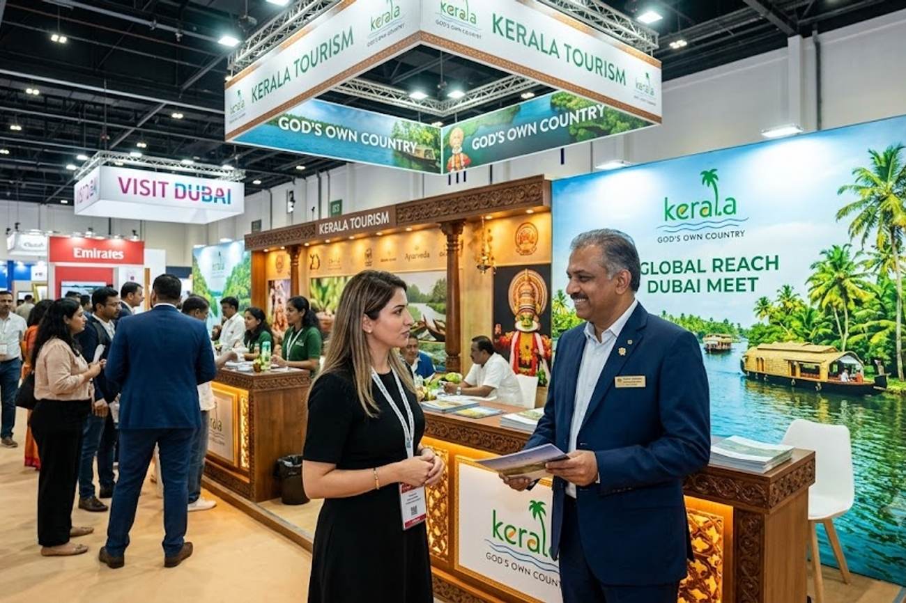 Kerala Tourism Expands Global Reach at Dubai Travel Meet