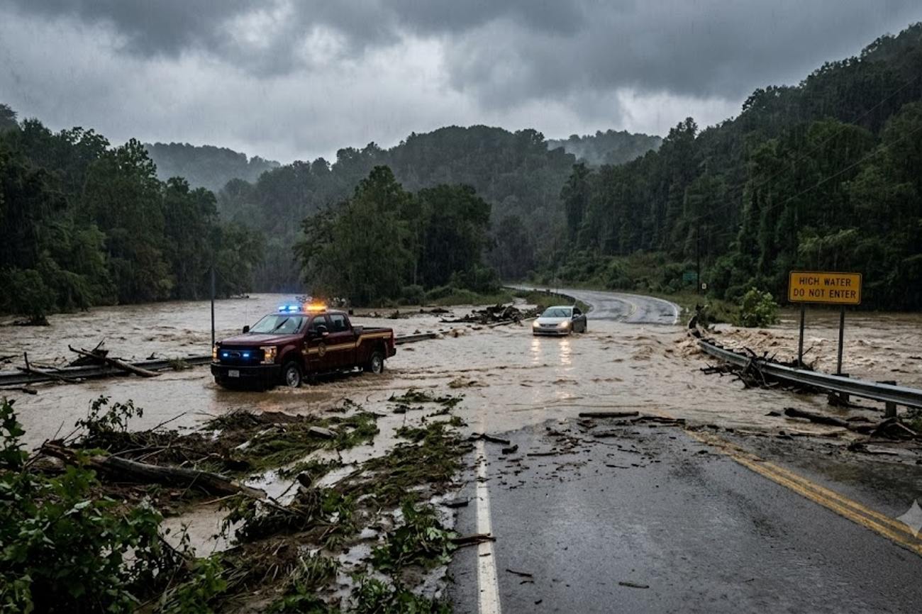 Ohio Alongside West Virginia Face Severe Weather Emergency As Torrential Rains Trigger Widespread U.S. Flood Alerts