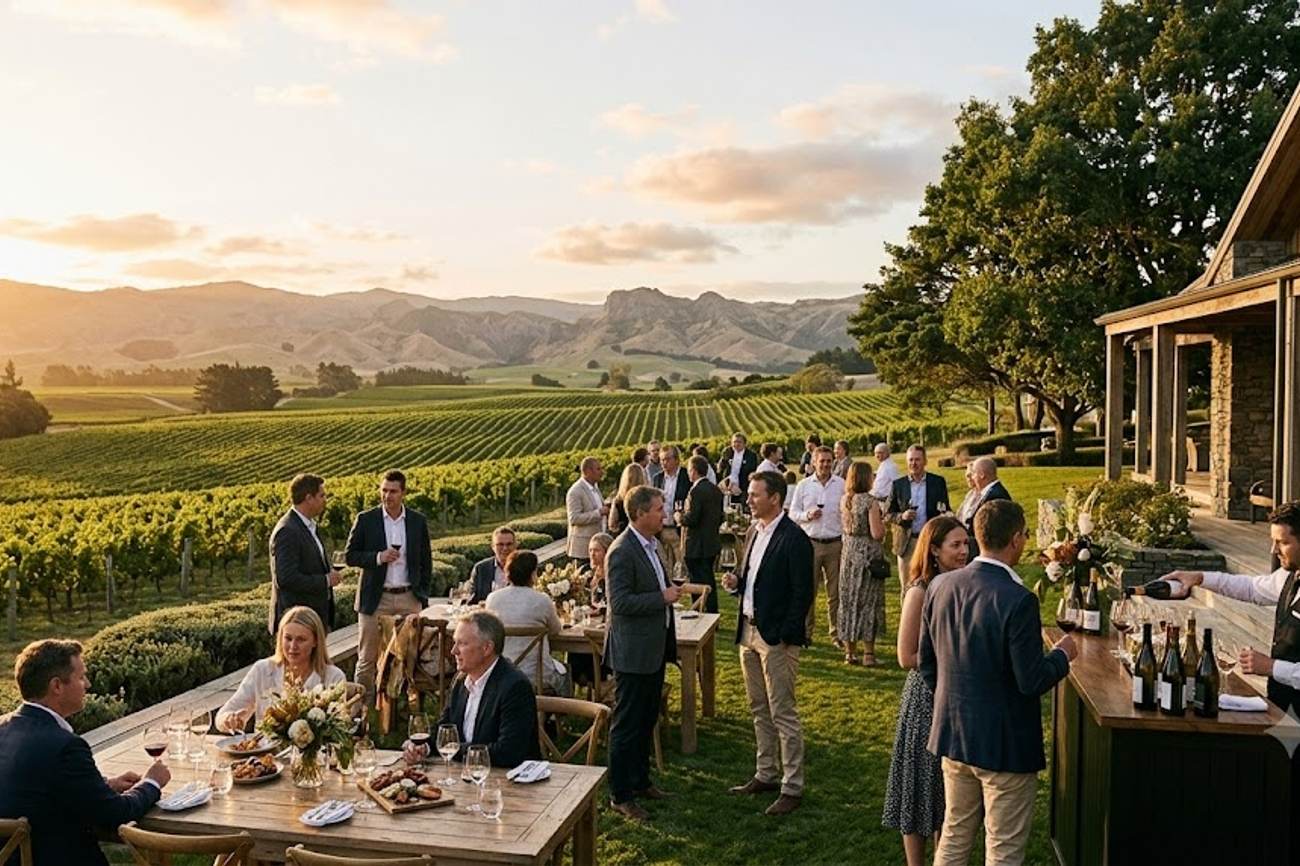 New Zealand Joins United States, France and Other Countries Promoting Wine Tourism as Great Wine Capitals Conference Opens in Hawke’s Bay