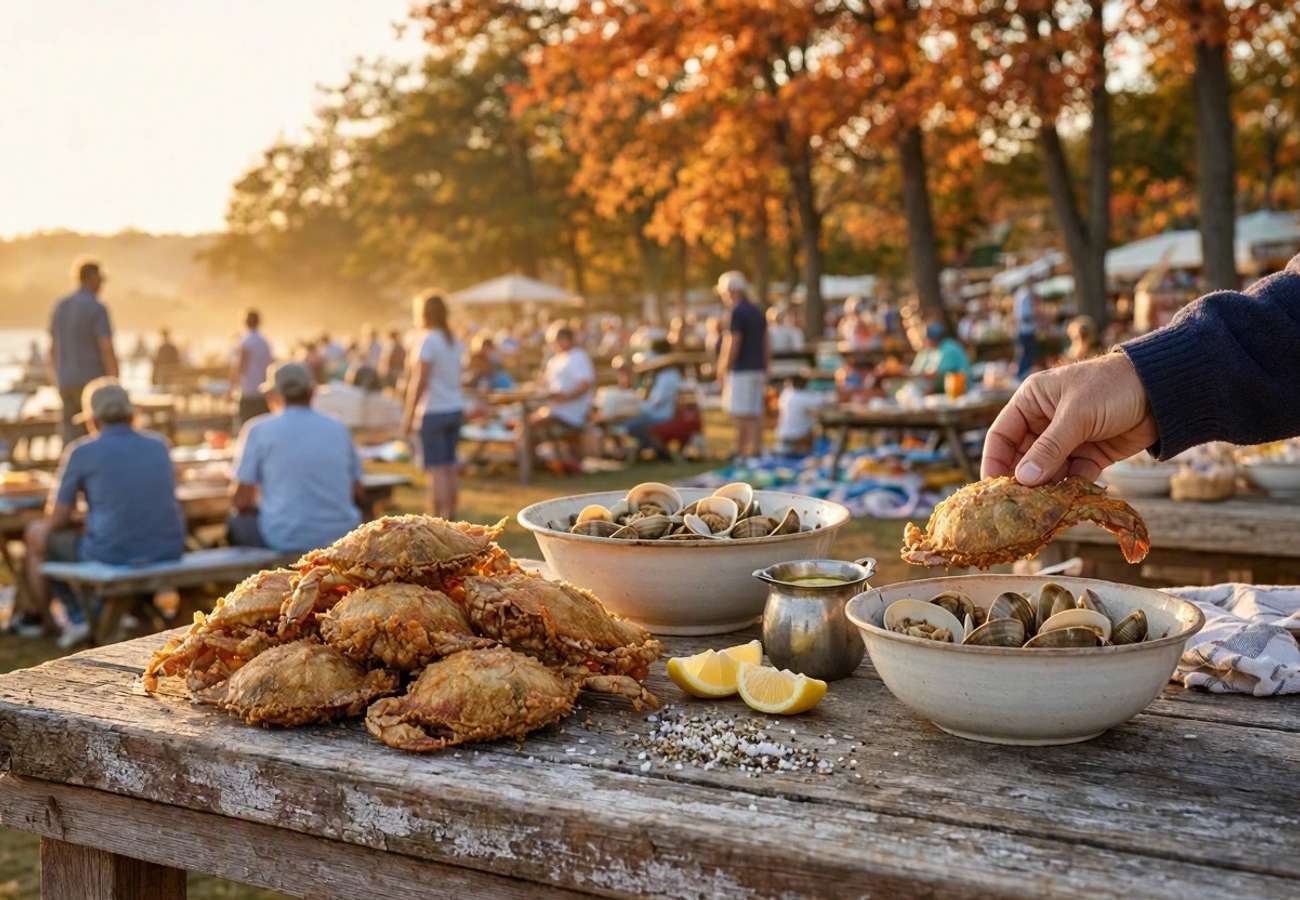 Poquoson Municipal Park hosting the annual seafood festival