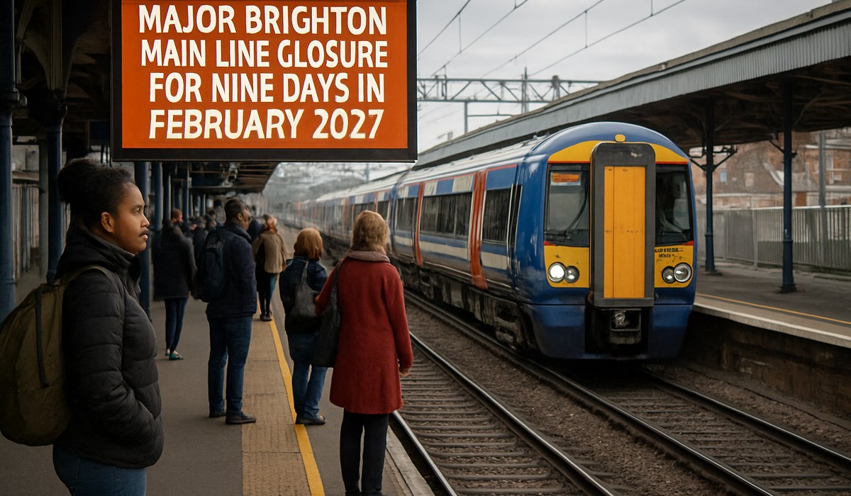 Brighton Rail Line Closure: Nine-Day 2027 Shutdown for Major Infrastructure Upgrades
