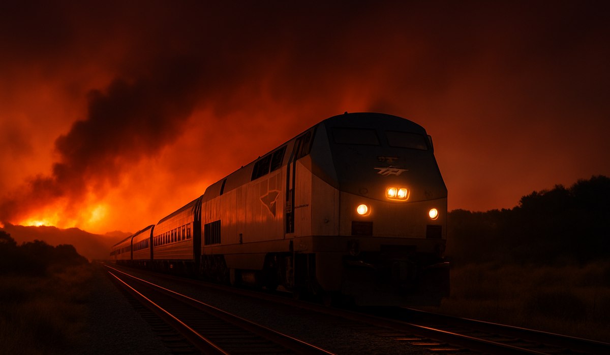 Amtrak Riders Stranded Nearly 24 Hours by Florida Wildfire in April 2026