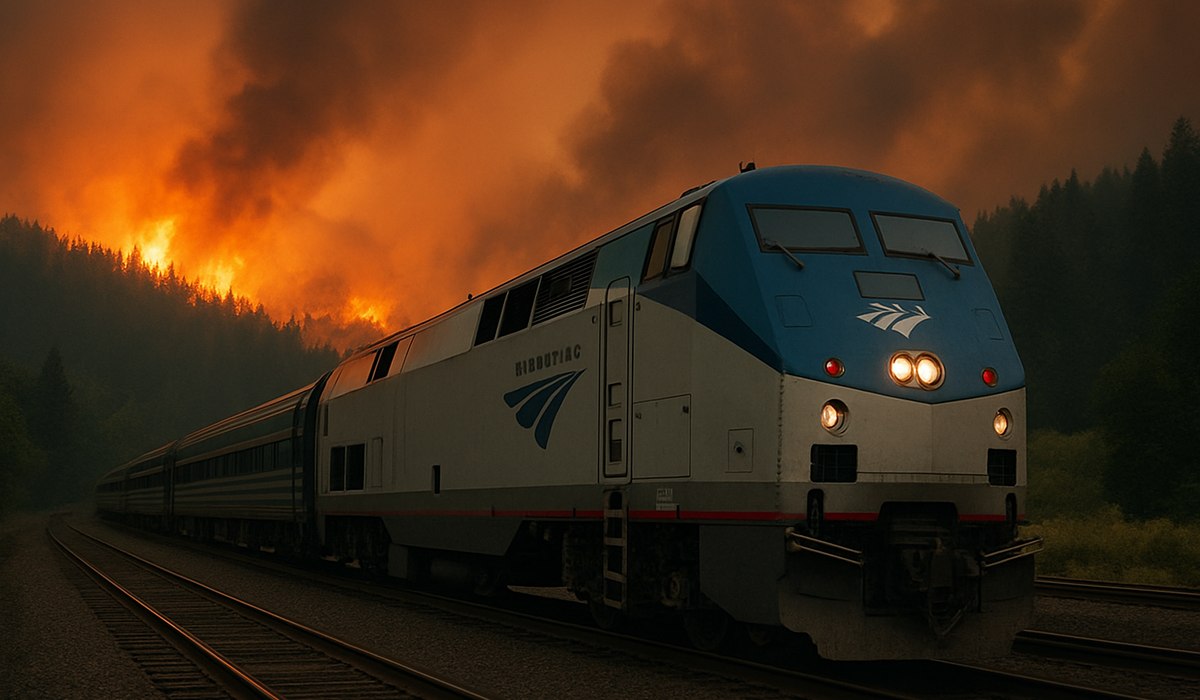Amtrak Riders Stranded Nearly 24 Hours as Florida Wildfire Forces Silver Meteor Halt