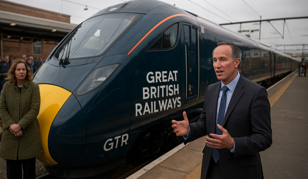 Great British Railways Train Unveiled Ahead of GTR Nationalisation