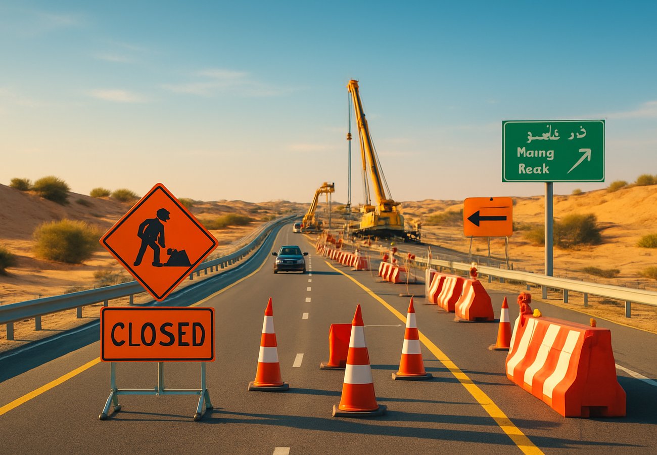UAE Road Closure: Etihad Rail Construction Hits Maliha Road Through June 10