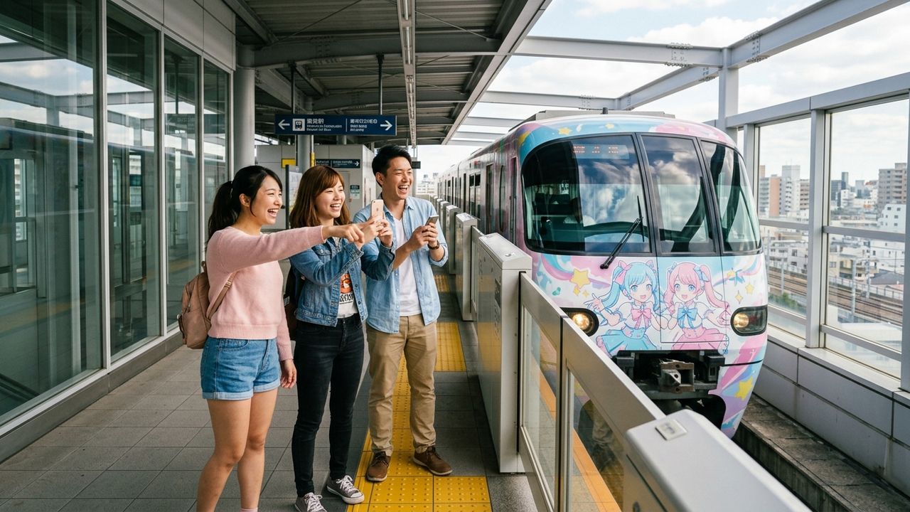 Japan Launches Tokyo Monorail Kiki & Lala Monorail Special Wrap Service from June 22 in Tokyo
