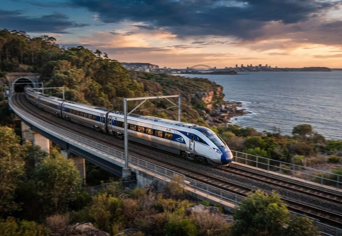Australia High Speed Rail Authority Selects Global Suppliers for 320km/h Sydney to Newcastle Line 2026