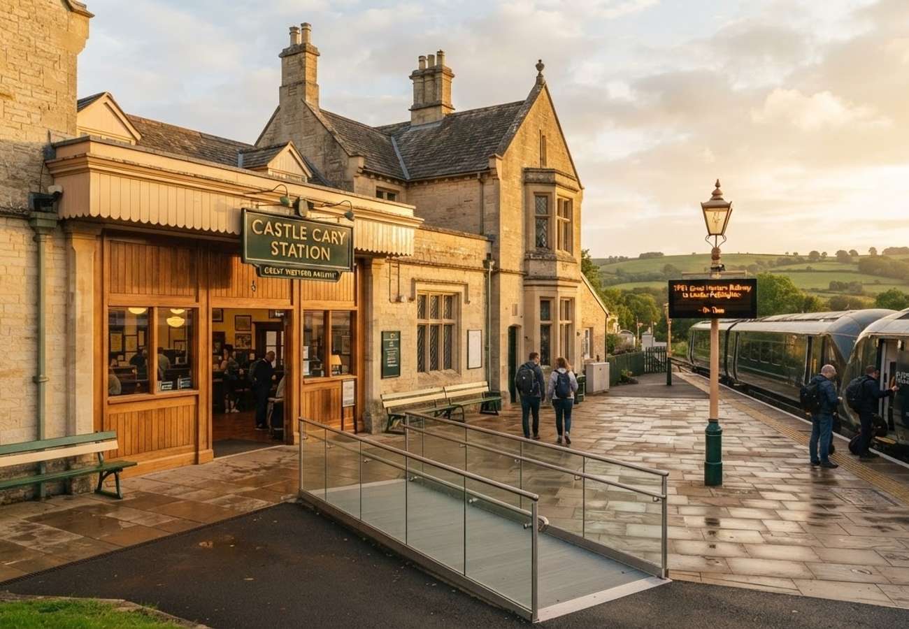 Castle Cary Station Completes £835,000 Vintage Restoration as Key Glastonbury Festival Gateway in 2026