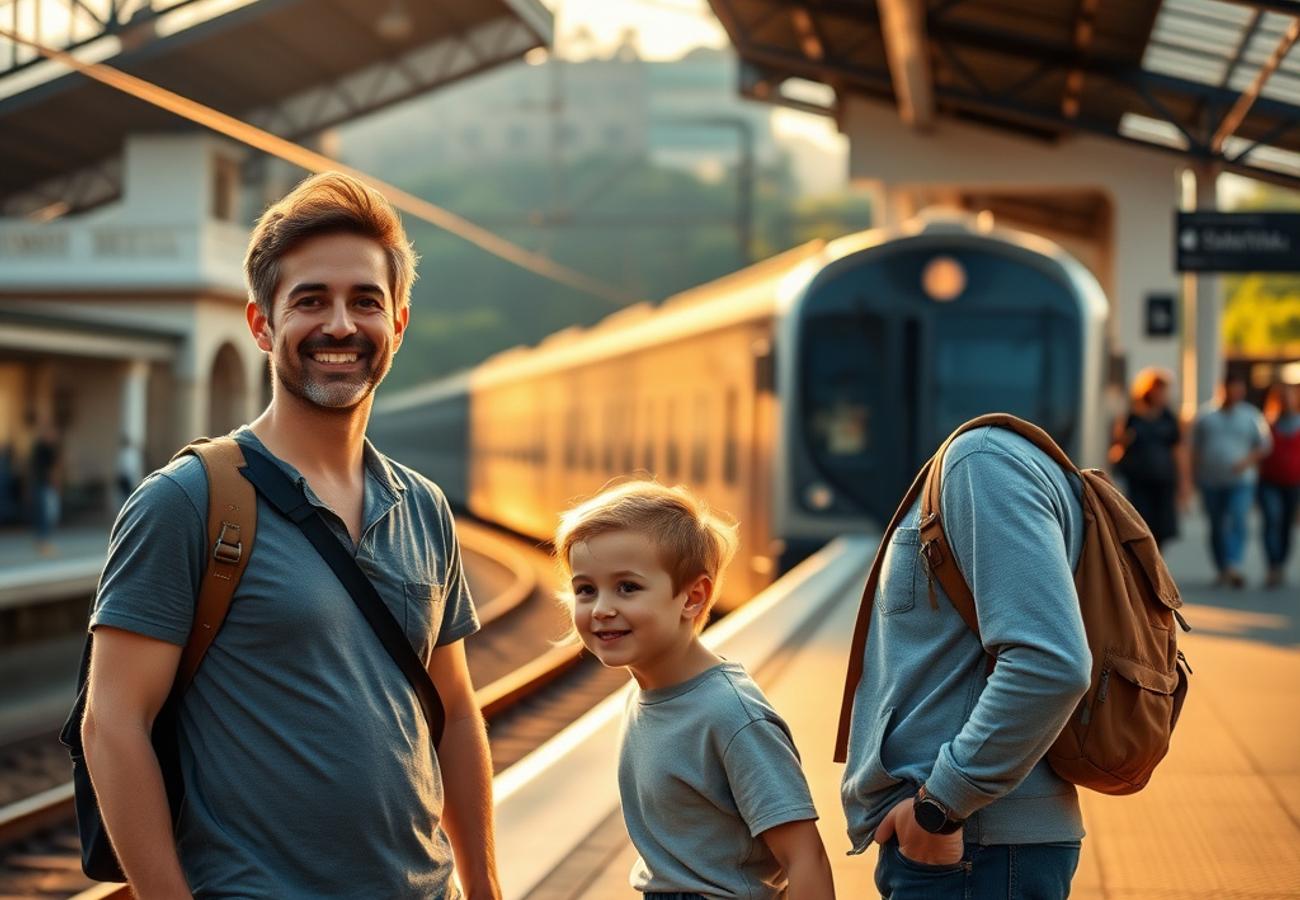 A passenger train traveling through the Costa Rican countryside toward Cartago