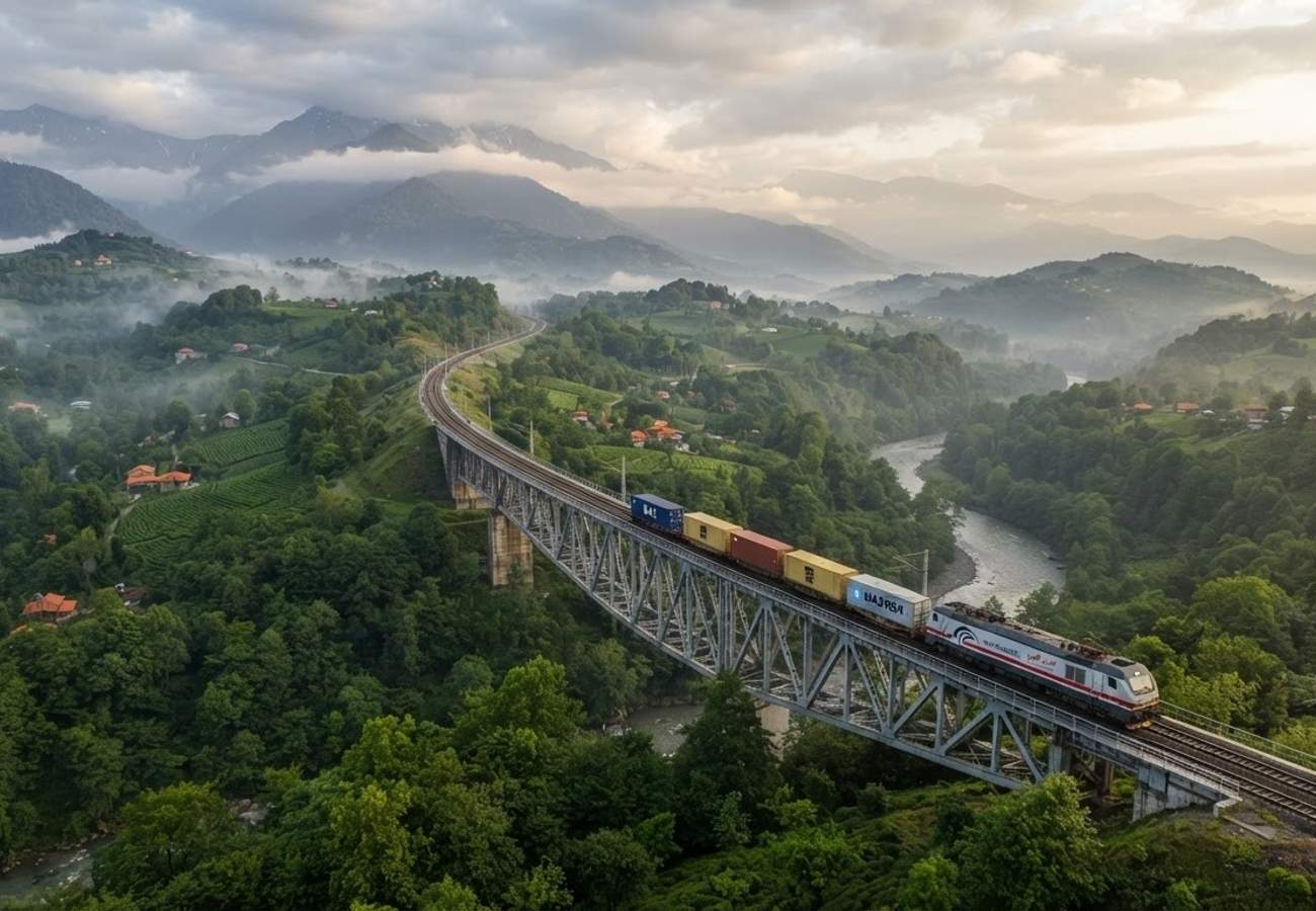 Iran and Russia Finalize 162km Rasht–Astara Railway Agreement to Link Caspian Region in 2026
