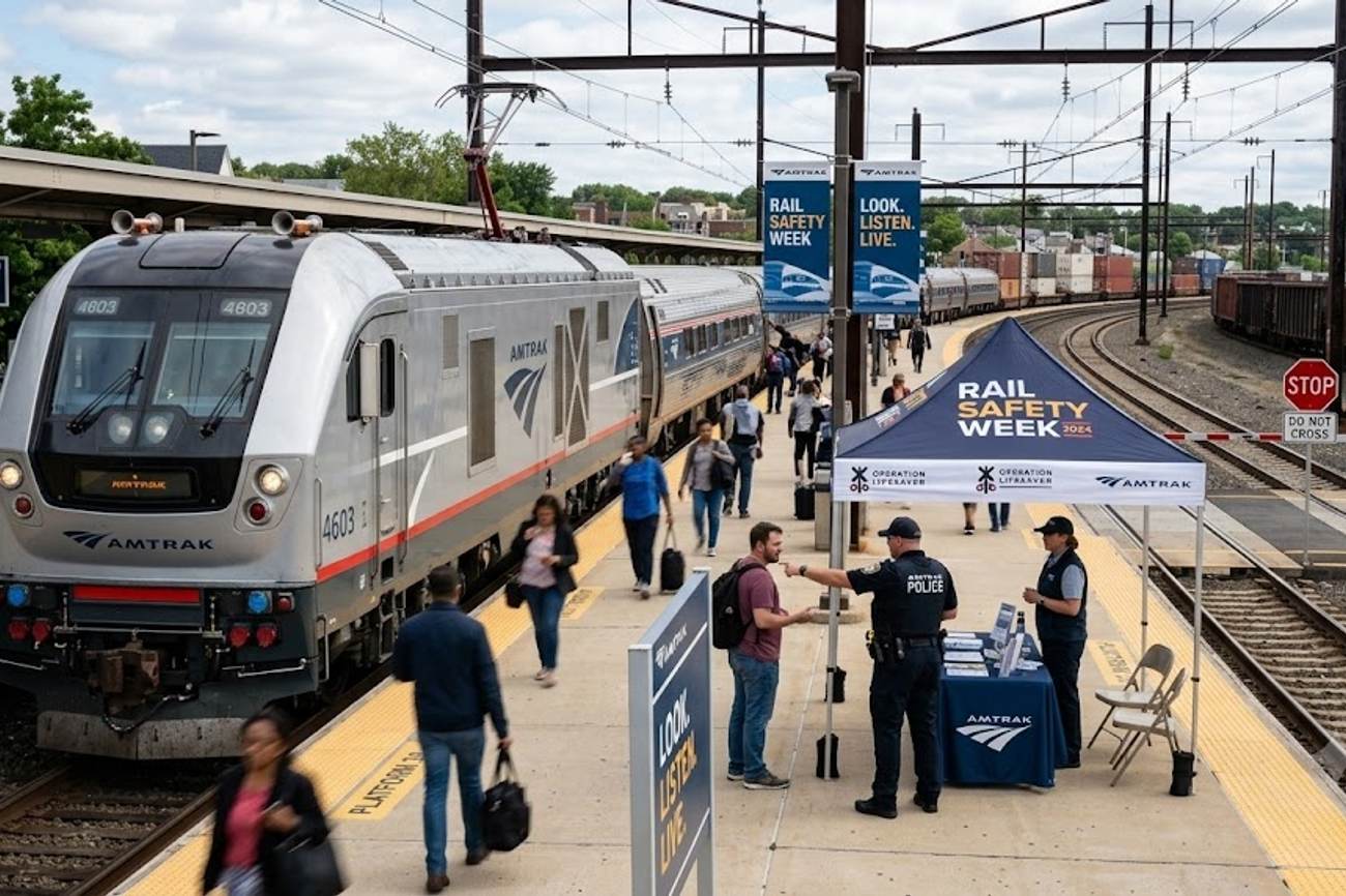Amtrak Joins Rail Safety Week Across US With Focus on Education, Enforcement and Safer Choices