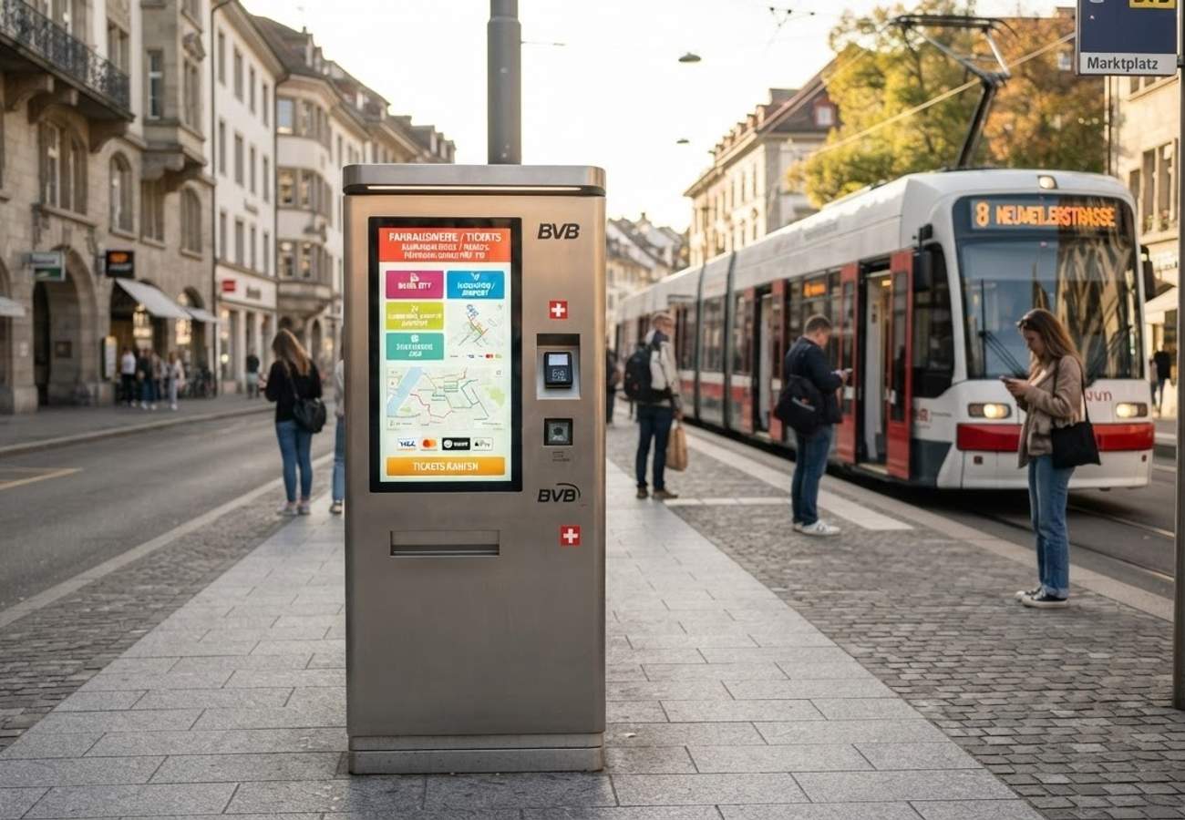Basel Transport to Deploy 500 Cashless Ticket Machines Across BVB Network Starting 2027