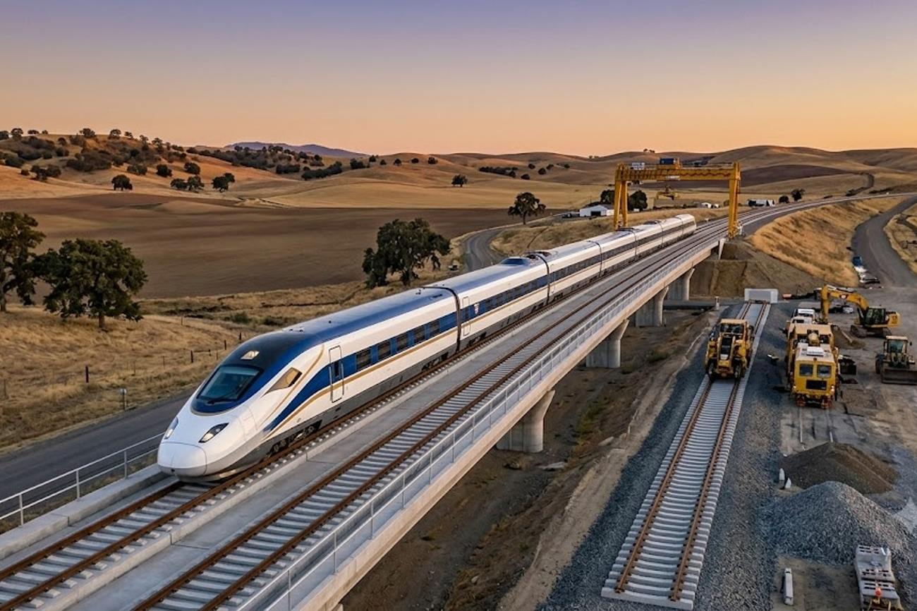 California High-Speed Rail Pivots to Private Funding as Track Installation Nears