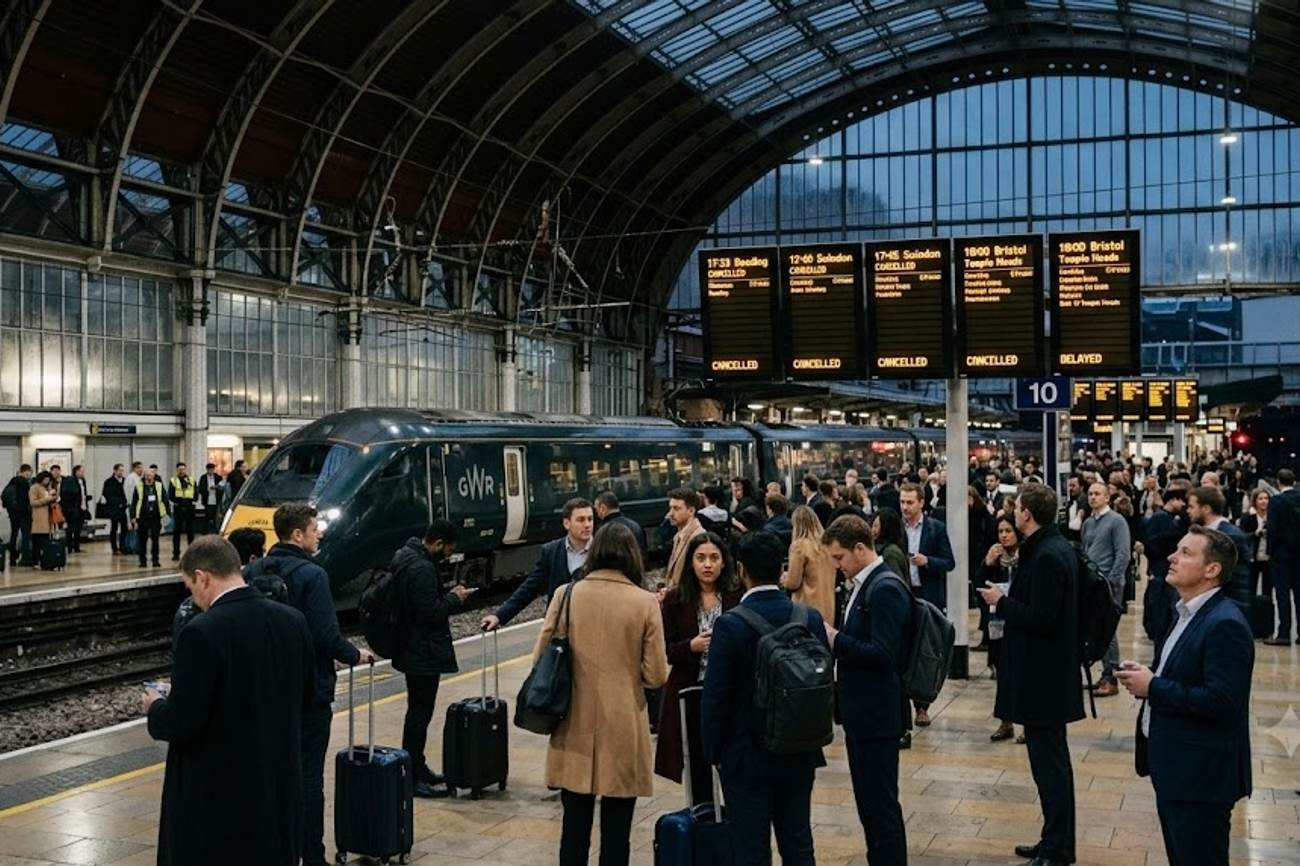 Power Failure Disrupts London Paddington to Reading Rail Corridor