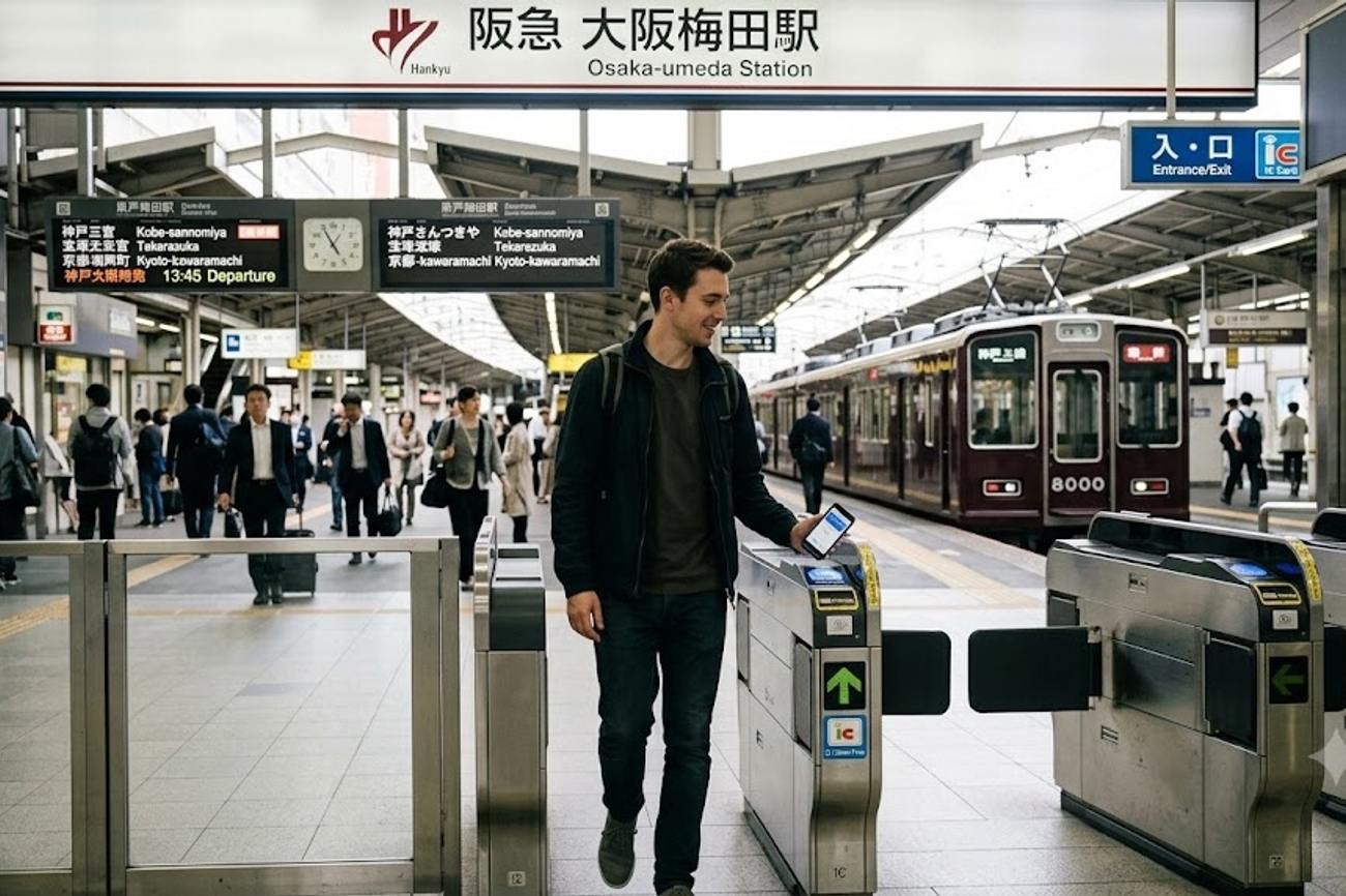 Hankyu Railway Introduces Free 20-Minute Contactless Station Access for Easier Passenger Travel