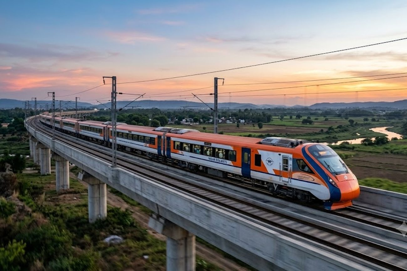 India Pushes High-Speed Rail Frontier With 350 Kmph Bullet Trains And Homegrown Technology
