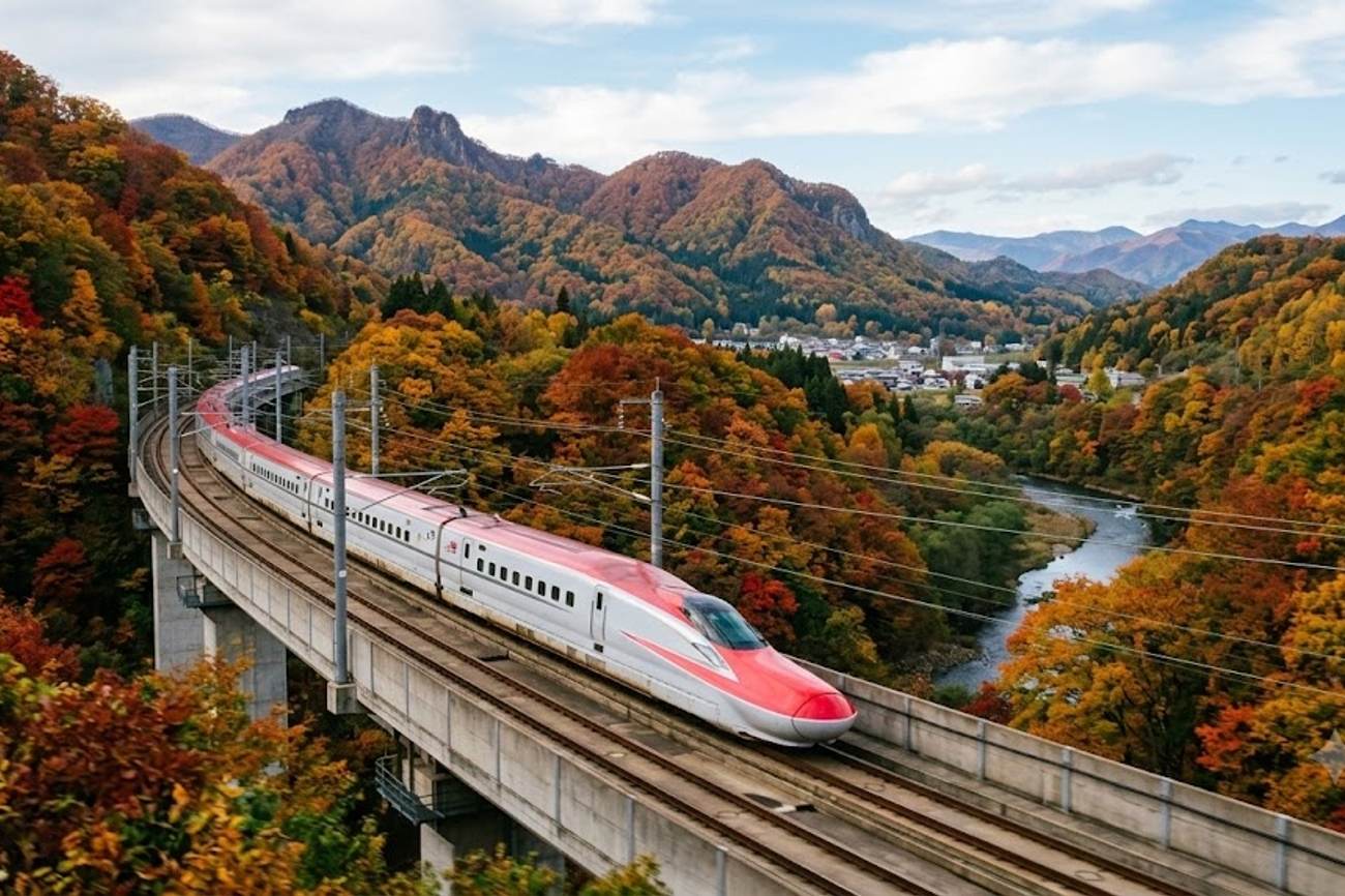 JR East E6 Shinkansen Special Train Creates Exclusive Morioka to Niigata Autumn Journey for Japan Travellers