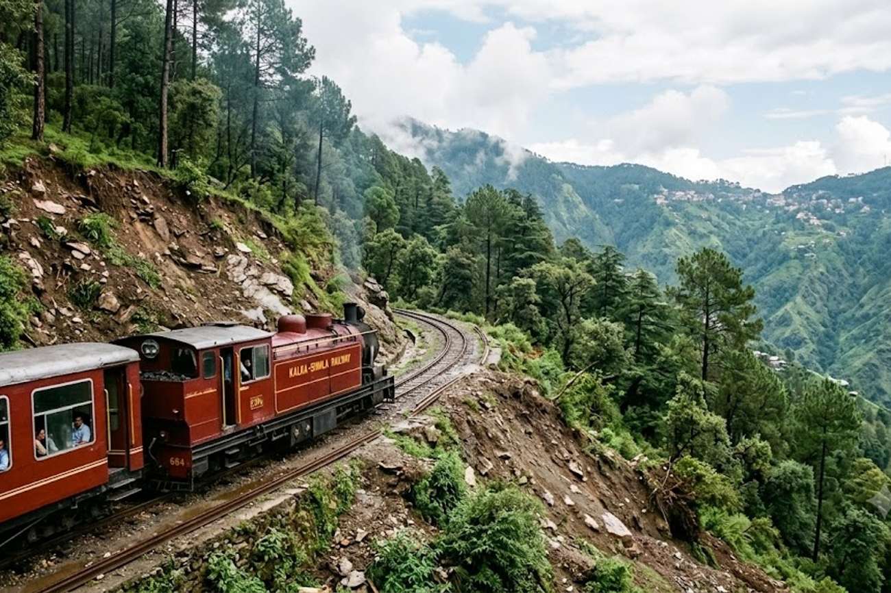 Kalka-Shimla Toy Train Restores Partial Service After Severe Monsoon Landslides