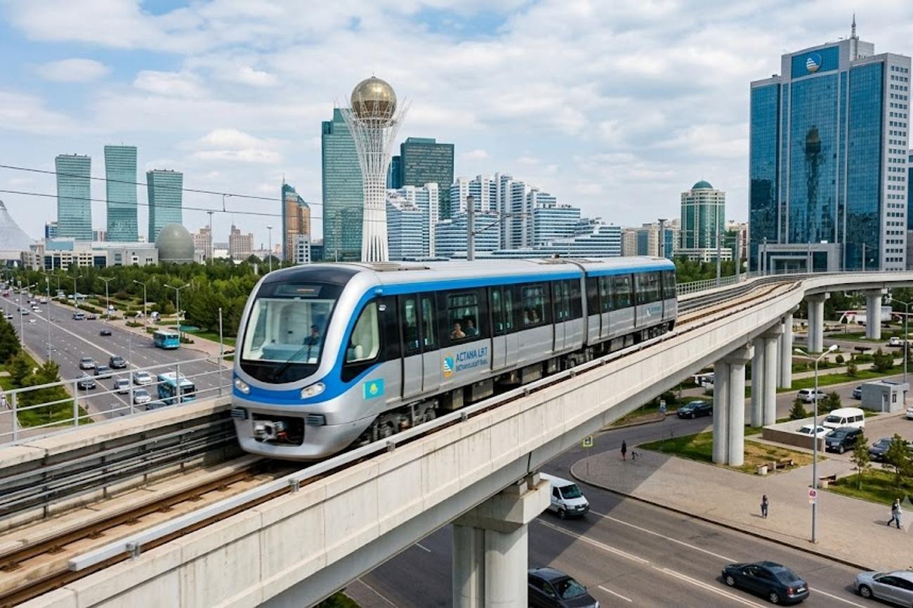 Kazakhstan Introduces Next-Generation Travel With Astana Light Rail Driverless System