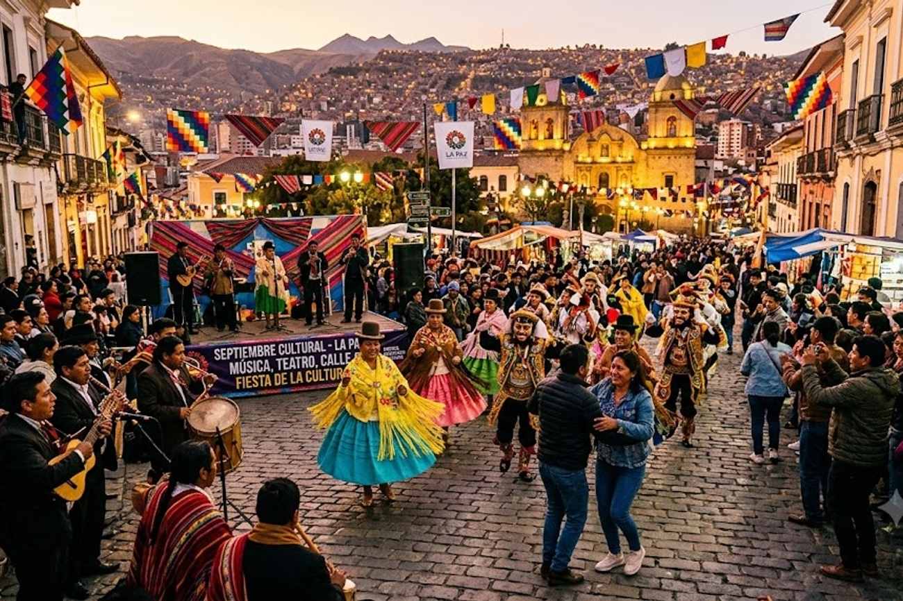 La Paz September Cultural Events Bring Eight Days of Music, Theatre and Street Festivals: Here Is What Travellers Need to Know