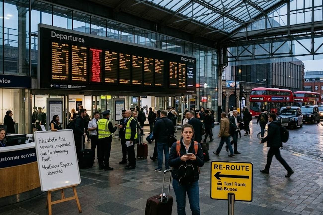 London Is Now On Alert As Rail Disruption And Elizabeth Line Heathrow Disruption See Better Travel Options