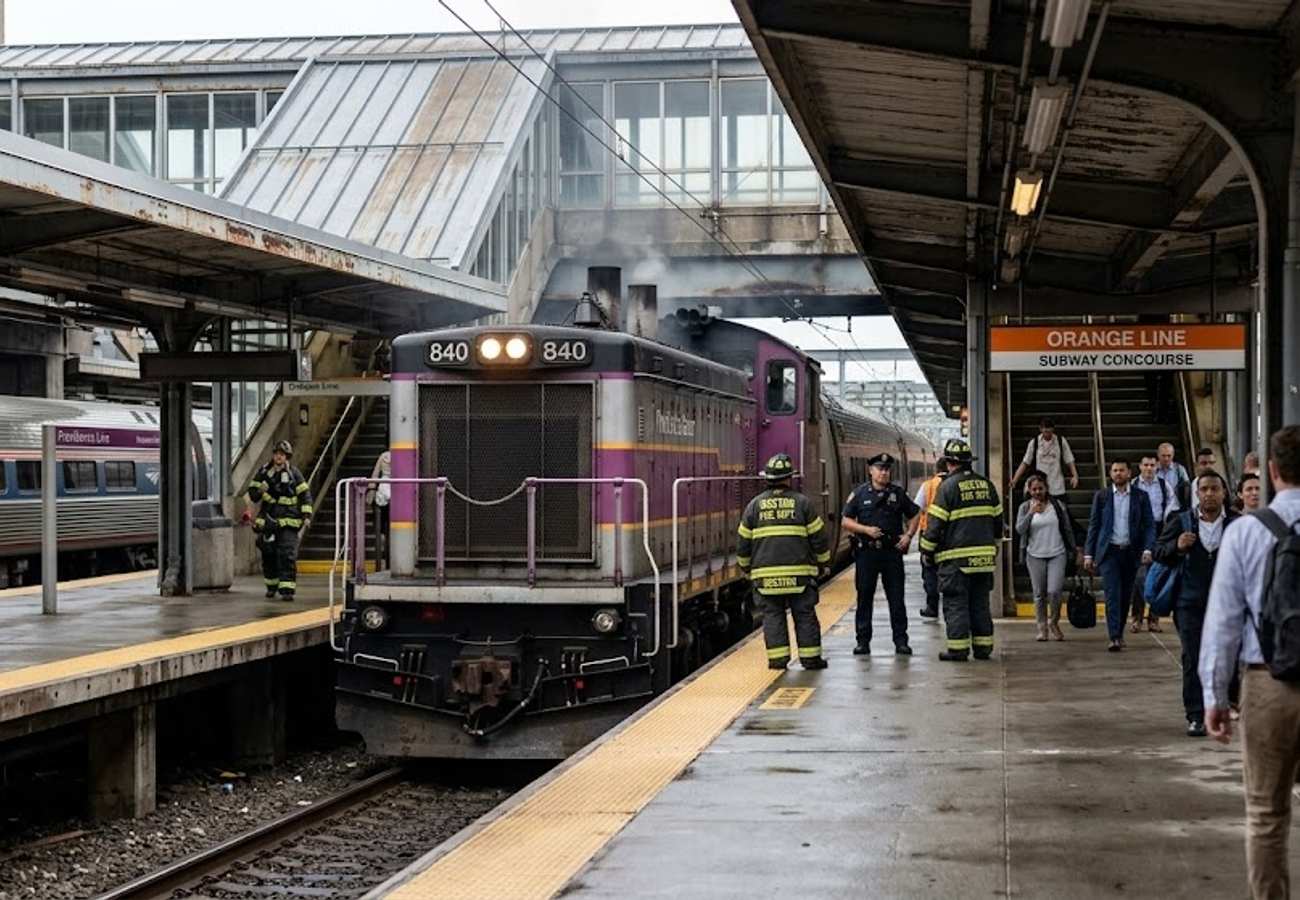 MBTA and Amtrak Face Major Delays on Boston-Providence Route After Locomotive Fire and Fatal Accident in 2026
