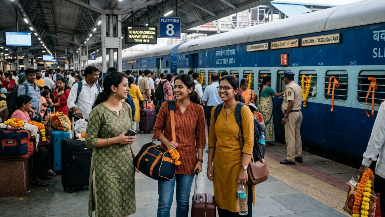 Indian Railways and Konkan Railway Deploy Mumbai-Goa Ganpati Special Trains for September 2026 Festival Travel Surge