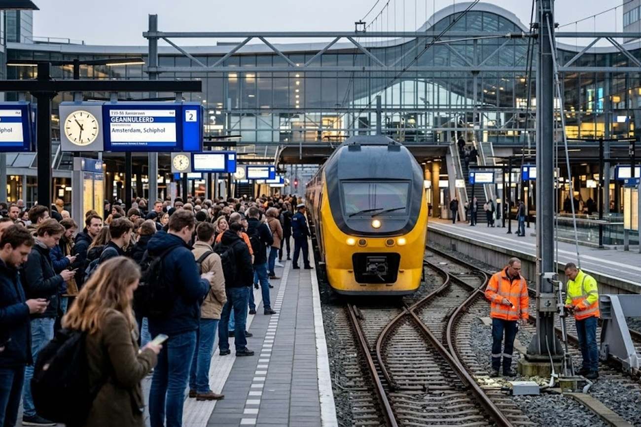 Netherlands Rail Disruption: Suspected Sabotage Paralyses Key Routes Serving Amsterdam and Schiphol
