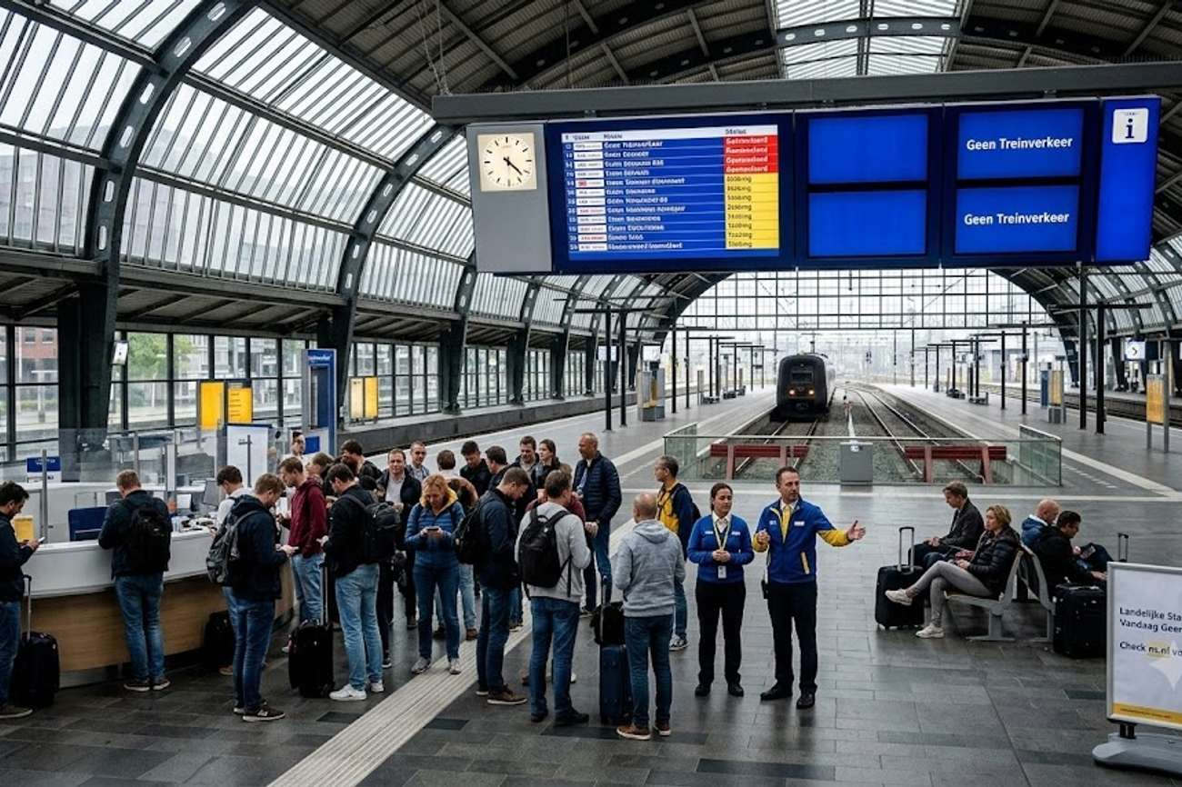 Netherlands Rail Network Faces Nationwide 24-Hour Shutdown