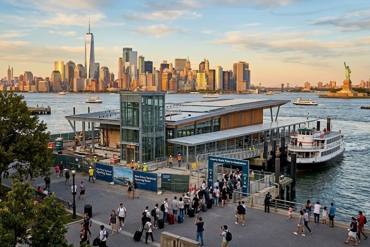 New York Travel Gateway Strengthens as Liberty State Park Builds Modern Ferry Connection