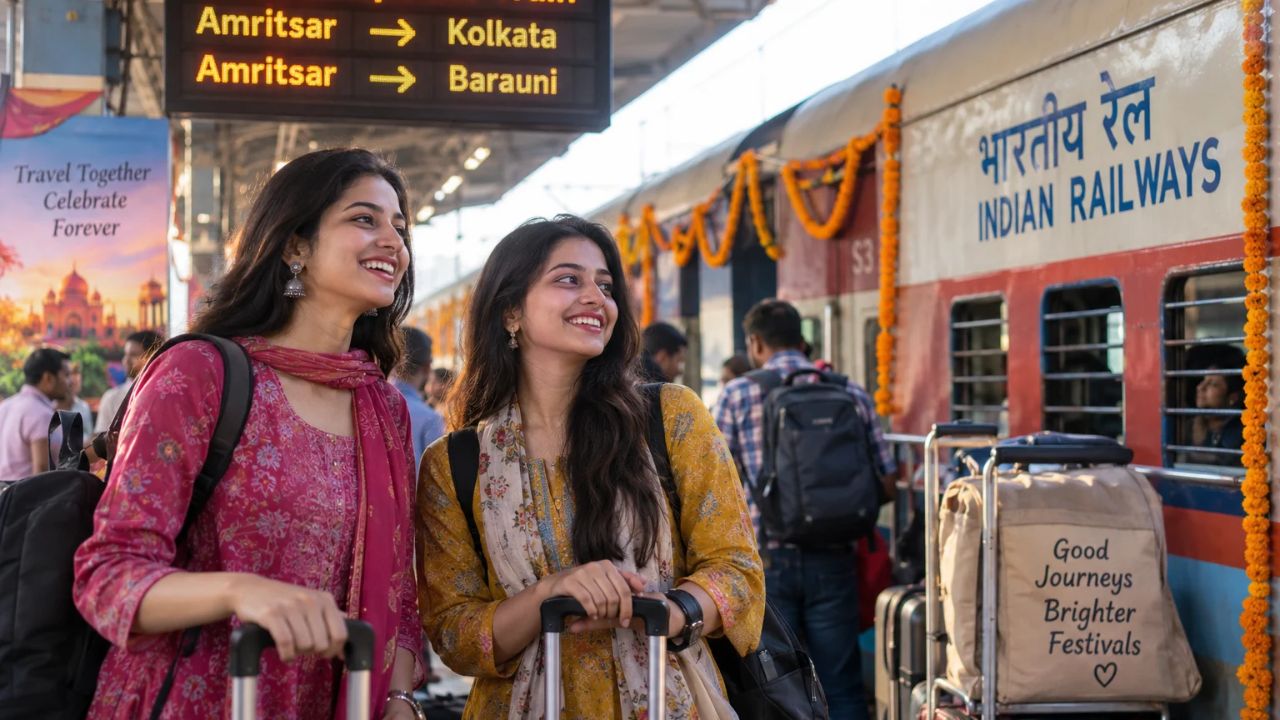 The Great Trans-India Festive Odyssey: Inside Northern Railway’s Amritsar to Kolkata and Barauni Special Trains