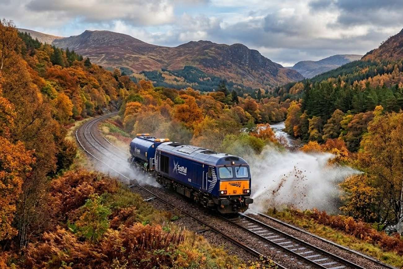 Scotland’s Railway Strengthens Autumn Defences With Leaf Busting Technology To Protect Passenger Journeys