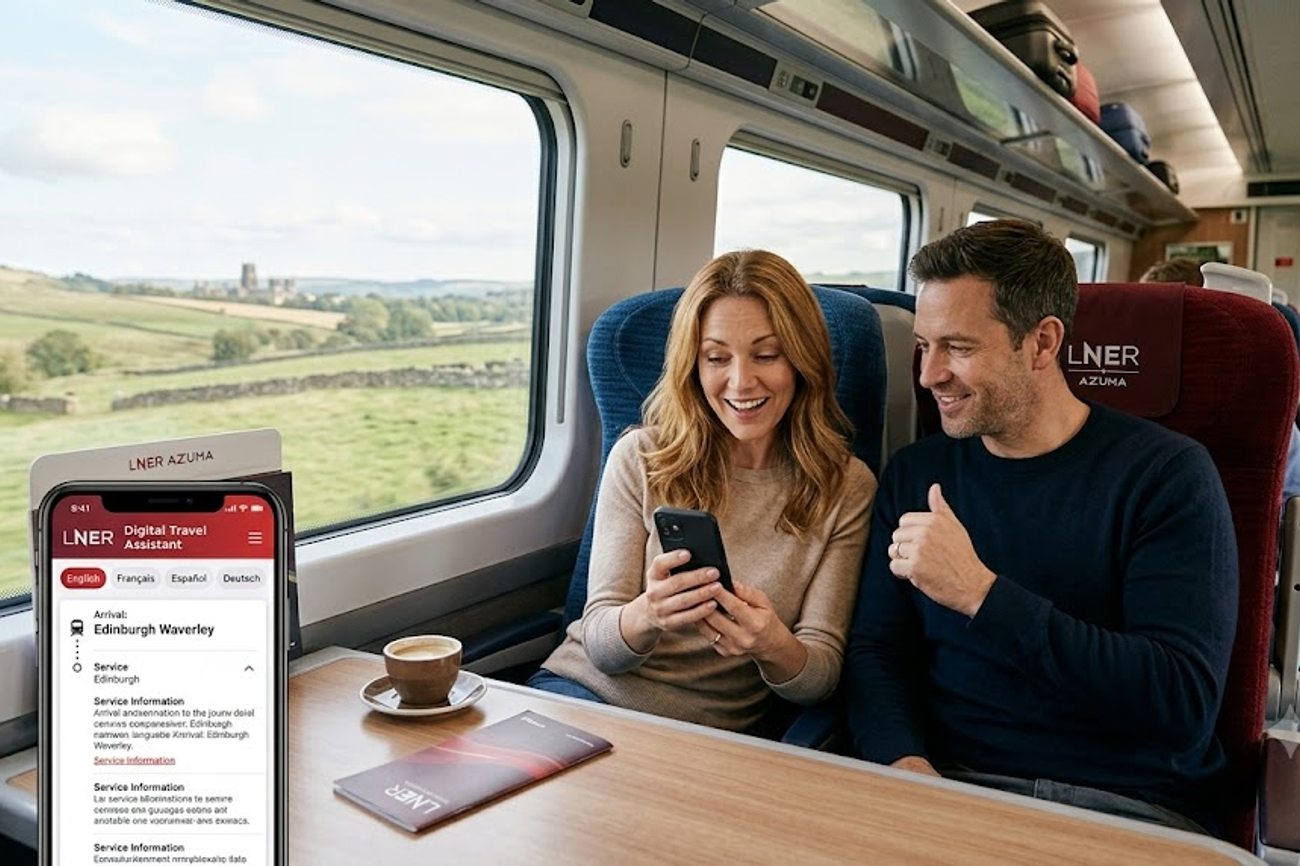 UK Tourism Connectivity Rises As LNER Introduces Multilingual Onboard Travel Technology