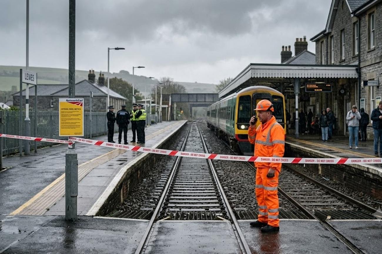 United Kingdom Transport Networks Execute Drastic Rail Suspension Near Lewes Amid Urgent Public Safety Warnings