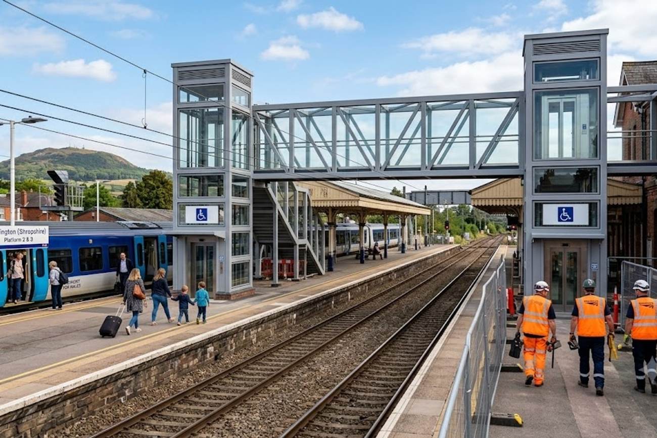 Wellington Station, Shropshire Upgrade Gains Approval for New Lifts and Footbridge Transforming UK Rail Travel