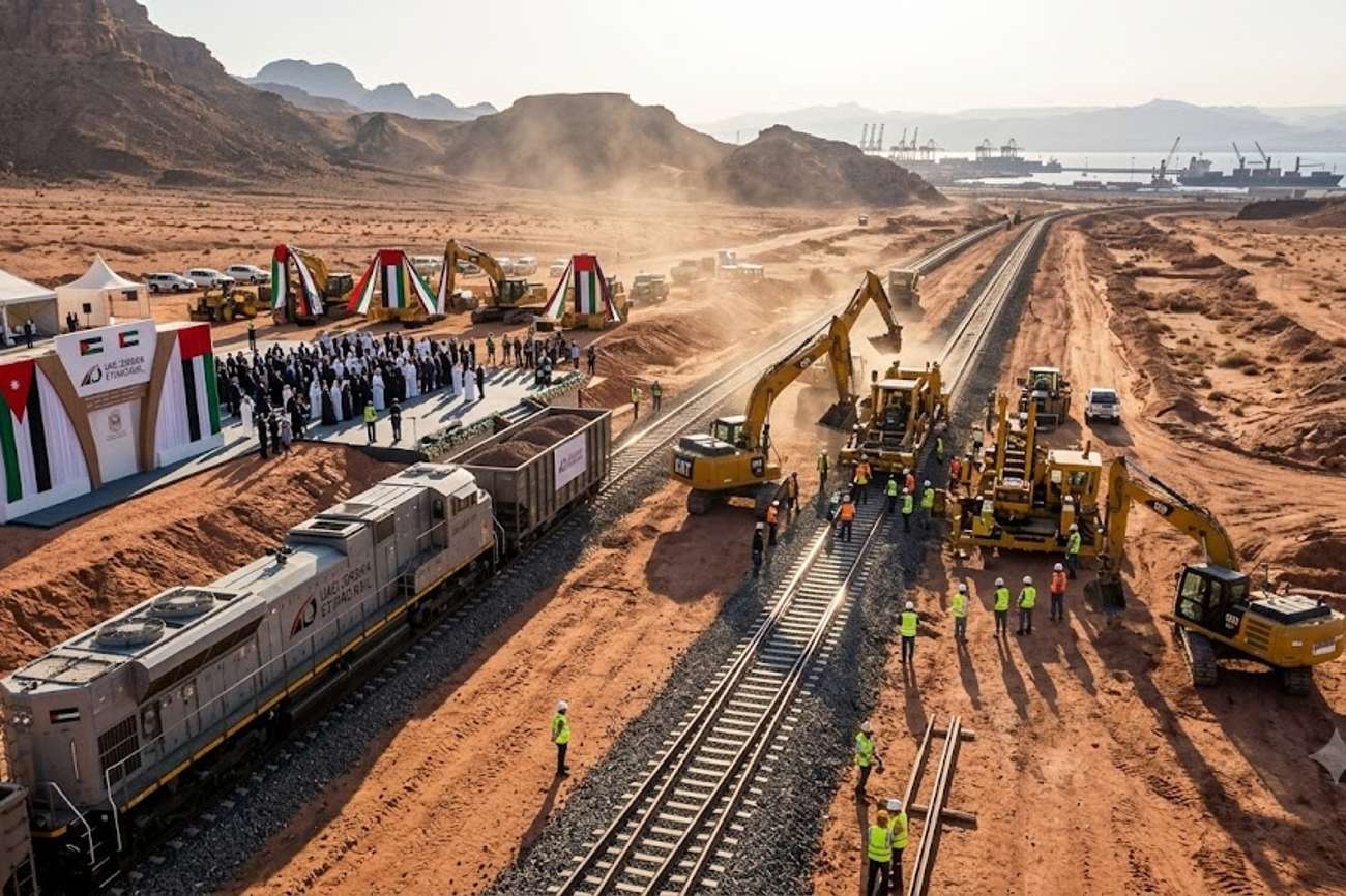 Jordan and UAE Launch Landmark Aqaba Railway Project to Unlock a New Era of Economic Growth and Regional Development