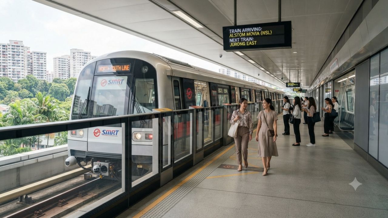 Singapore Modernizes North-South and East-West MRT Lines With Delivery of 106 New Alstom Movia Trains