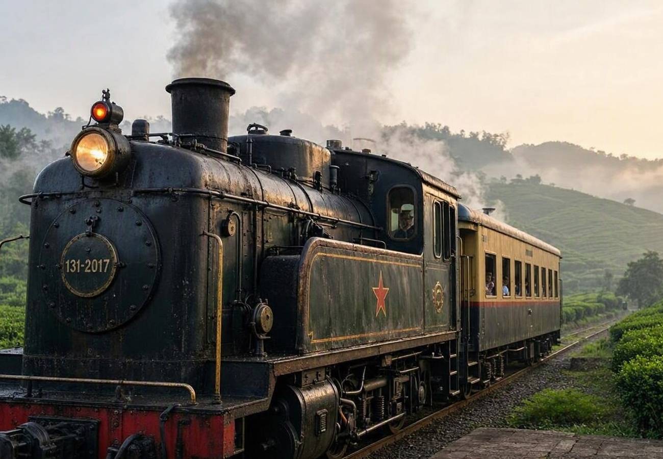 Vietnam Heritage Rail Journey: Exploring Thai Nguyen Tea Trails from Hanoi in 2026