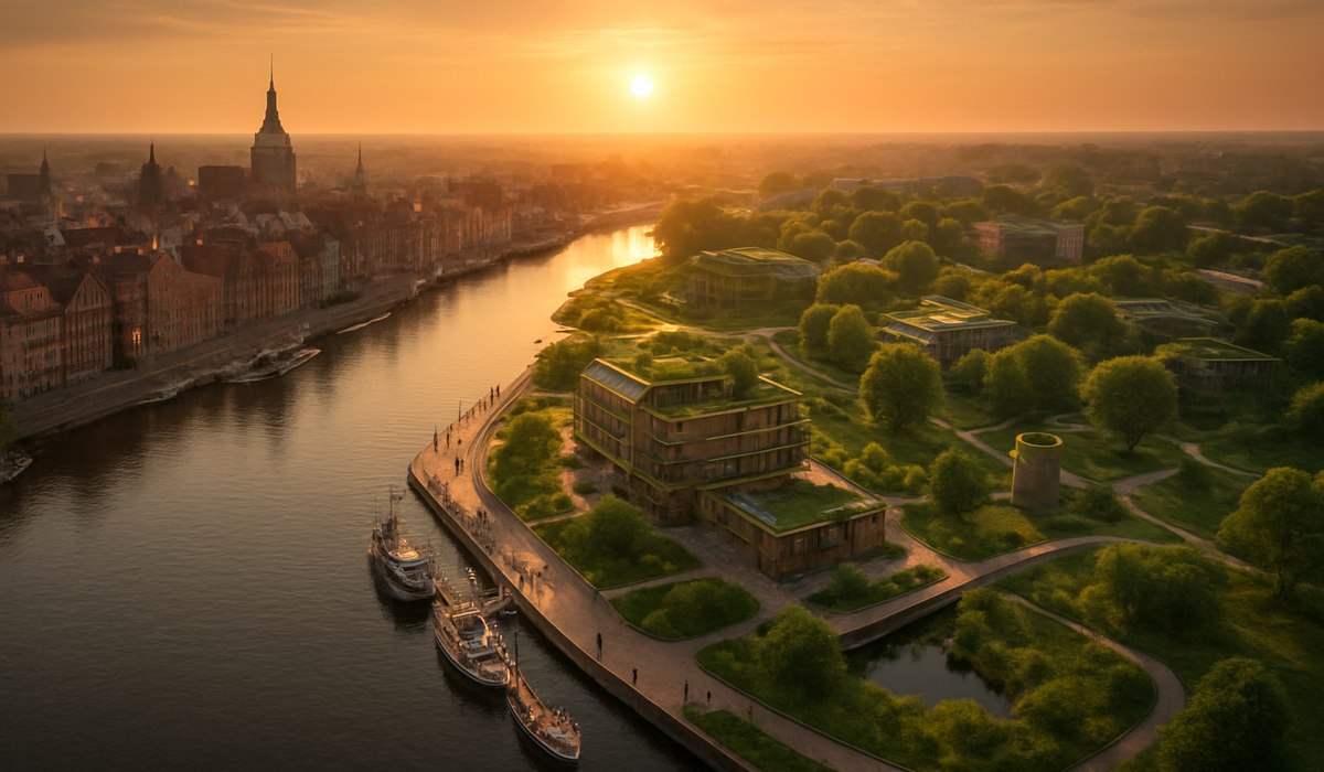 Venice canal with sustainable tourism signage, April 2026