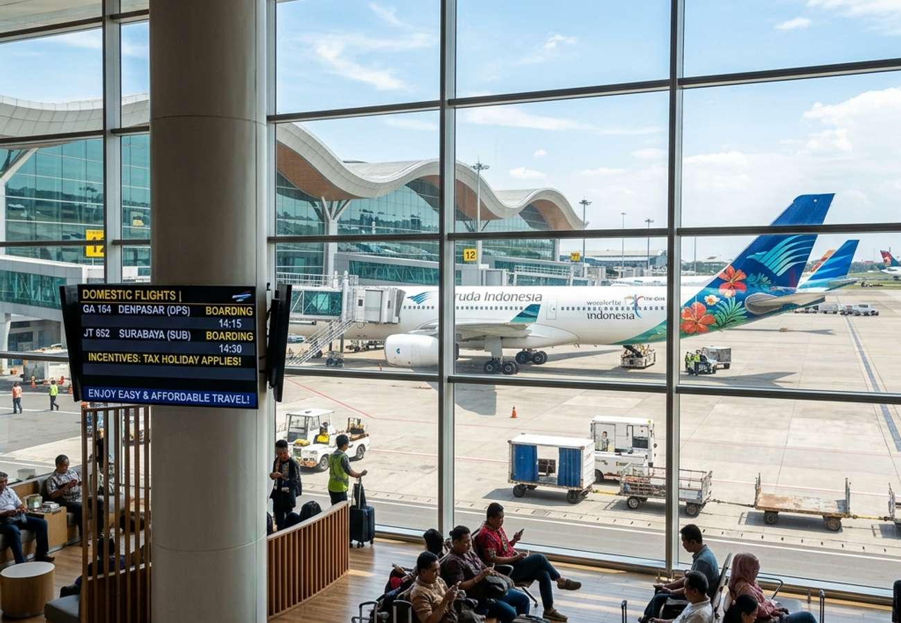 Indonesia Aviation Tax Holiday 2026: Domestic Fares Slashed to Boost Tourism