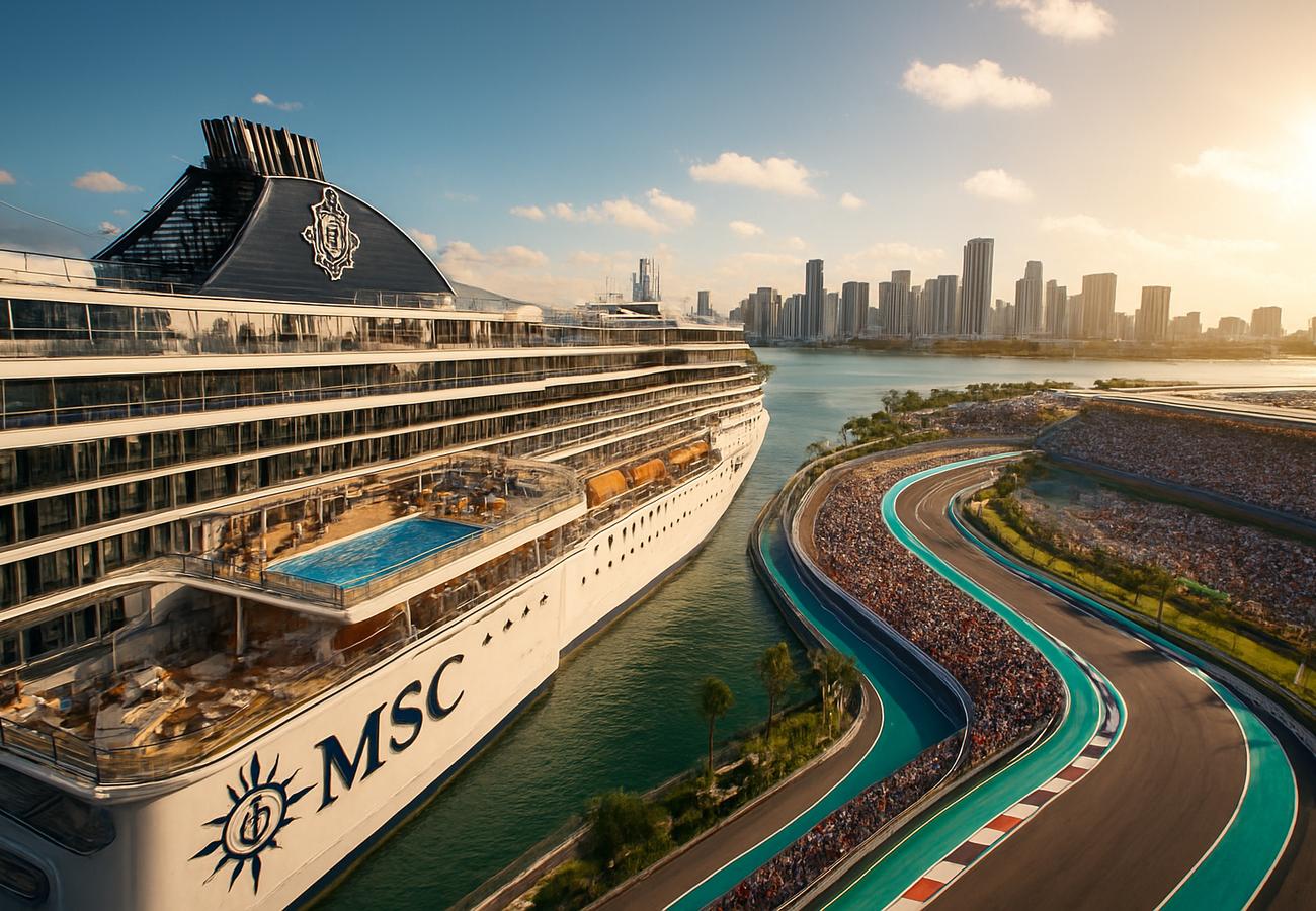 MSC Cruises Brings Its 'Ship Within a Ship' to the F1 Miami Grand Prix — Here's What Travelers Need to Know