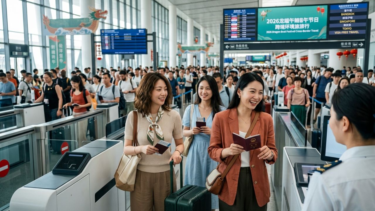 Aviation Updates: Massive China Travel Surge Triggers Severe Border Congestion as Global Tourists Flee Western Aviation Chaos for the Dragon Boat Festival