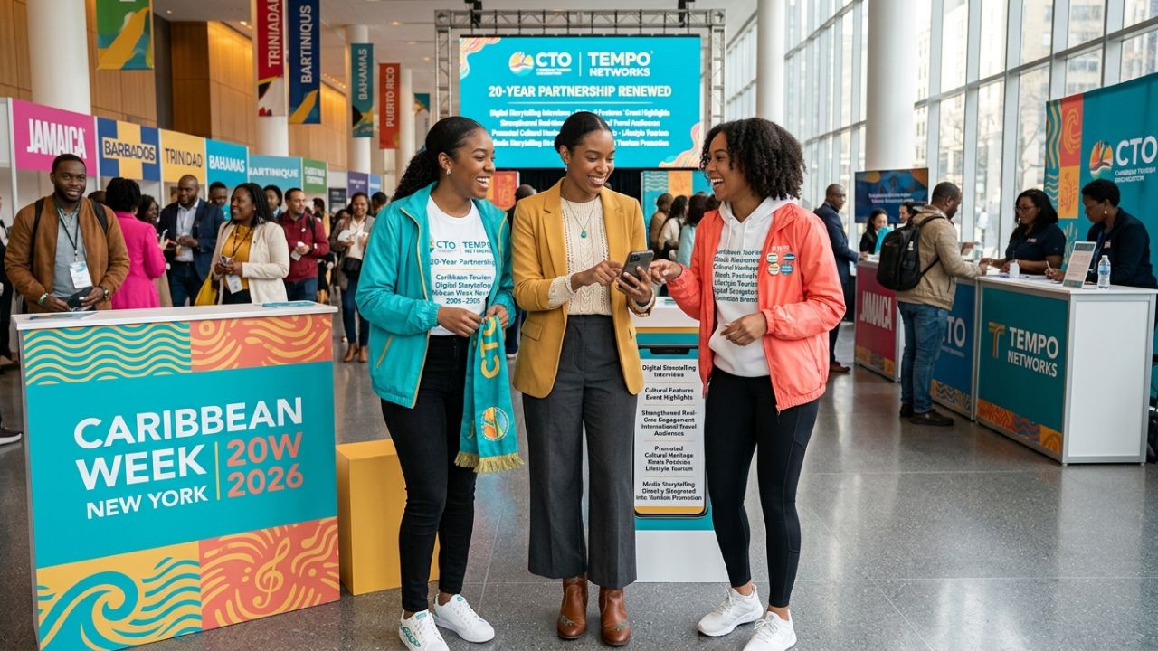 CTO and TEMPO Networks Defeat Travel Chaos with Historic 20-Year Partnership to Amplify Caribbean Tourism