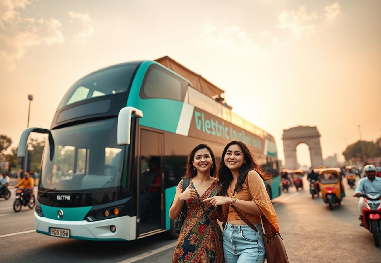 Delhi's Electric Double-Decker Tourist Bus Hits 1,500 Passengers With Aggressive Summer Discounts