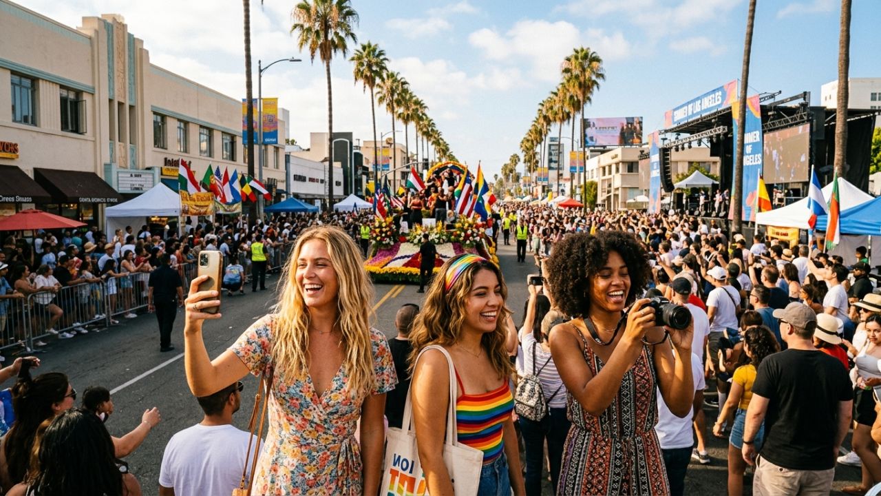 Los Angeles Pride Festival tourism boom aviation updates travel chaos