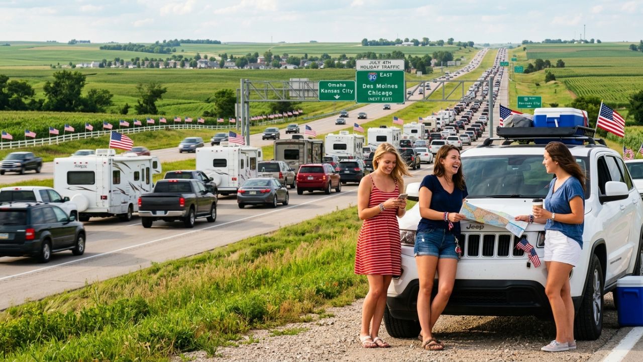 Midwest July 4th travel surge travel chaos aviation updates