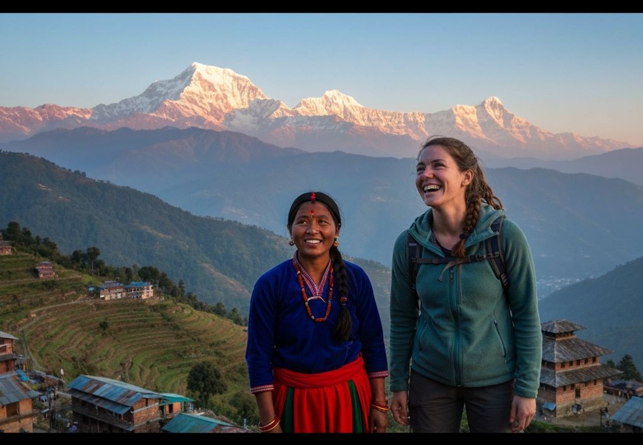 Domestic tourists visiting Pokhara lakeside during extended weekend holiday period in Nepal
